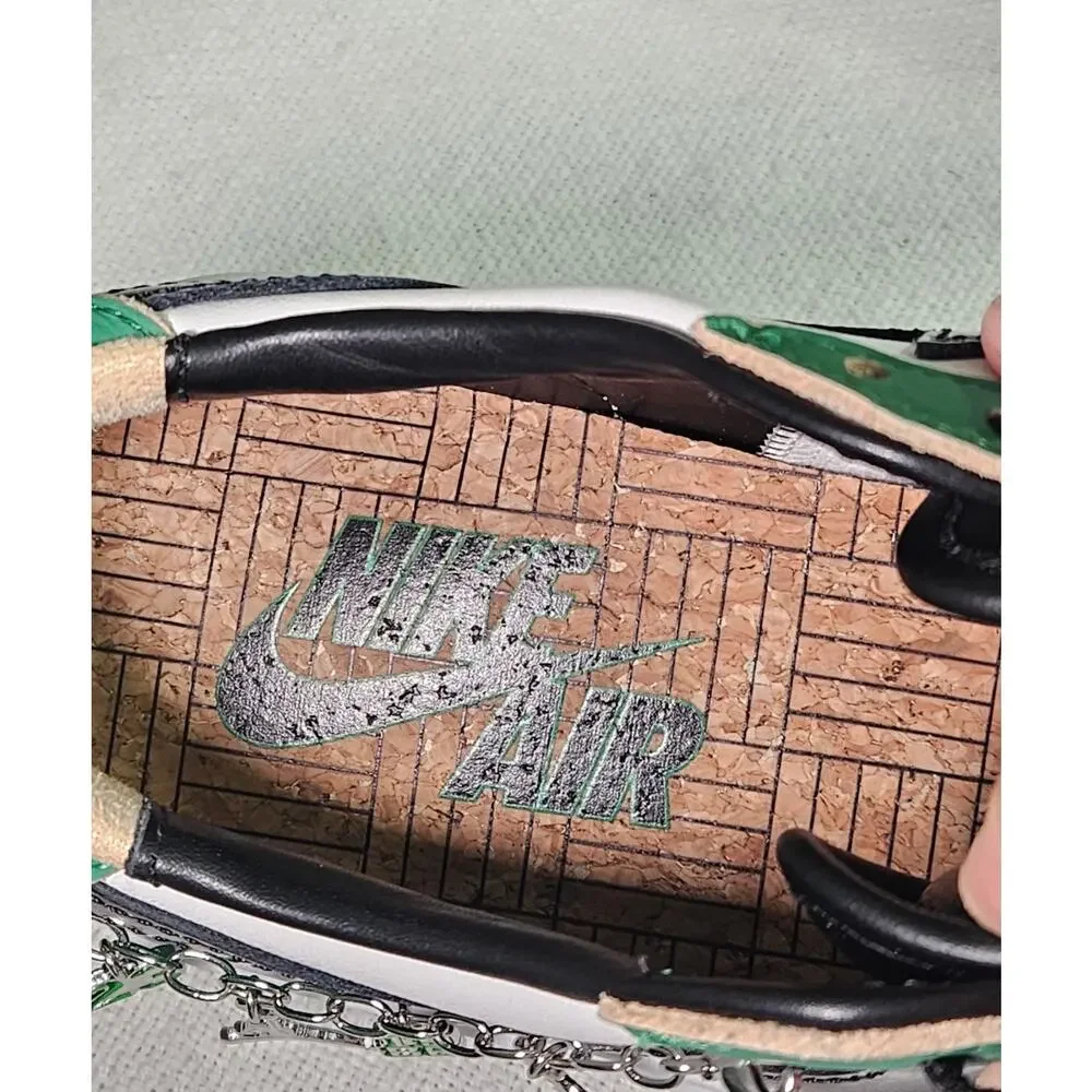 Nike Air Jordan 1 Elevate Low SE Lucky Green Women’s Size 8 Custom DQ8394-301